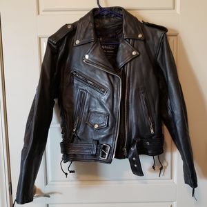 Women's Black Leather Jacket